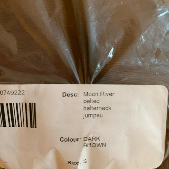 Moon River Belted Halterneck jumpsuit #1527 - Picture 14 of 15